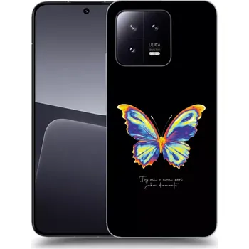 Pouzdro na mobilní telefon Picasee silikonový černý obal pro Xiaomi 13 - Diamanty Black