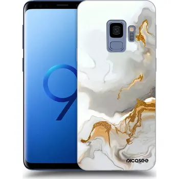 Pouzdro na mobilní telefon Picasee silikonový černý obal pro Samsung Galaxy S9 G960F - Her