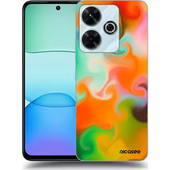 Pouzdro na mobilní telefon Picasee silikonový černý obal pro Xiaomi Redmi 13 4G - Juice