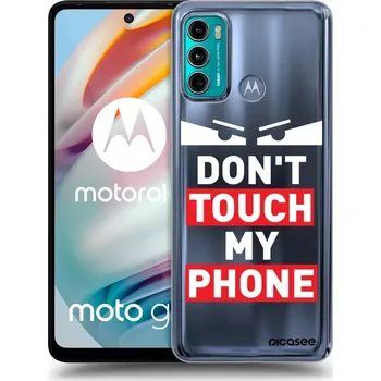 Pouzdro na mobilní telefon Picasee silikonový průhledný obal pro Motorola Moto G60 - Shadow Eye - Transparent