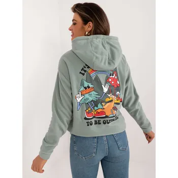 Dámská mikina Mikina D20005M02679A pistácie M