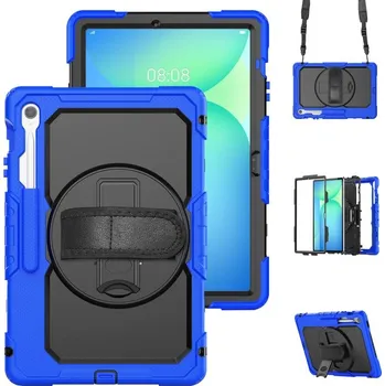 Příslušenství pro tablet VSECHNONAMOBIL 109860 SOLID 360 Odolný obal pro Samsung Galaxy Tab S10 FE+ tmavě modrý