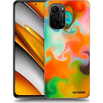 Pouzdro na mobilní telefon Picasee silikonový průhledný obal pro Xiaomi Poco F3 - Juice