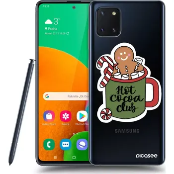 Pouzdro na mobilní telefon Picasee silikonový průhledný obal pro Samsung Galaxy Note 10 Lite N770F - Hot Cocoa Club