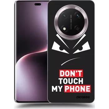 Pouzdro na mobilní telefon Picasee silikonový černý obal pro Honor Magic7 Lite 5G - Evil Eye - Transparent