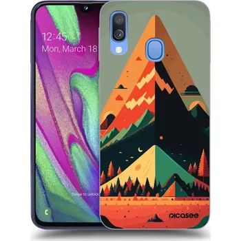 Pouzdro na mobilní telefon Picasee silikonový průhledný obal pro Samsung Galaxy A40 A405F - Oregon