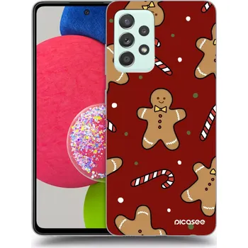 Pouzdro na mobilní telefon Picasee silikonový černý obal pro Samsung Galaxy A73 5G - Gingerbread 2