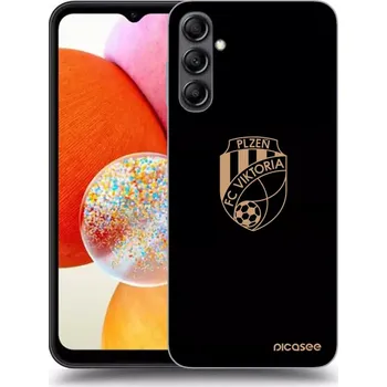 Pouzdro na mobilní telefon Picasee silikonový černý obal pro Samsung Galaxy A14 5G A146P - FC Viktoria Plzeň I