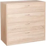 Komoda nízká 4-zásuvková C532 Office 80x40 cm, český výrobek