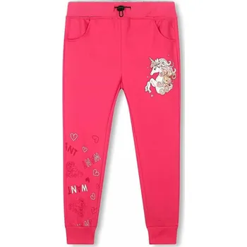 DÍVČÍ TEPLÁKY S JEDNOROŽCEM TM7231 VELIKOSTI 98-128 Velikost: 98, Barva: Růžová