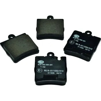 Brzdová destička Sada brzdových destiček, kotoučová brzda HELLA 8DB 355 008-451