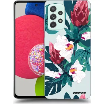 Pouzdro na mobilní telefon Picasee silikonový průhledný obal pro Samsung Galaxy A73 5G - Rhododendron