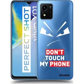 Pouzdro na mobilní telefon Picasee silikonový průhledný obal pro Vivo Y01 - Evil Eye - Transparent