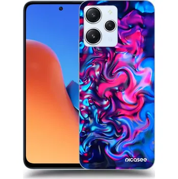 Pouzdro na mobilní telefon Picasee silikonový průhledný obal pro Xiaomi Redmi 12 5G - Redlight