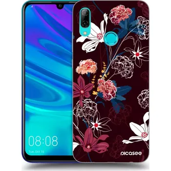 Pouzdro na mobilní telefon Picasee silikonový průhledný obal pro Huawei P Smart 2019 - Dark Meadow
