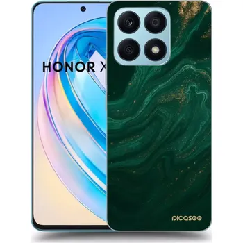 Pouzdro na mobilní telefon Picasee silikonový průhledný obal pro Honor X8a - Green