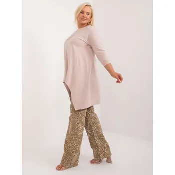 Dámská košile Tunika RV TU 9089.87 béžová jedna velikost