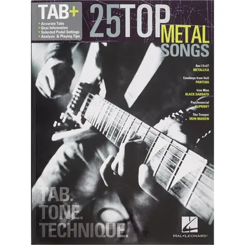 MS 25 Top Metal Songs - Tab. Tone. Technique. + prodloužená záruka 3 roky