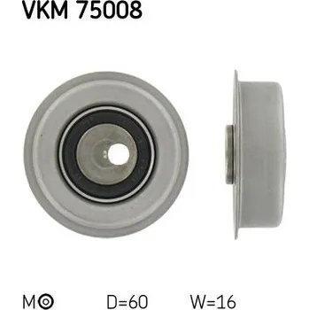 Napínací kladka, ozubený řemen SKF VKM 75008