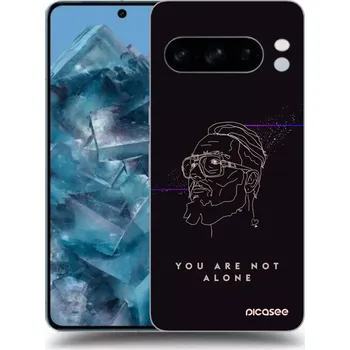 Pouzdro na mobilní telefon Picasee silikonový černý obal pro Google Pixel 9 Pro - You are not alone