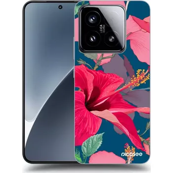 Pouzdro na mobilní telefon Picasee silikonový průhledný obal pro Xiaomi 15 - Hibiscus