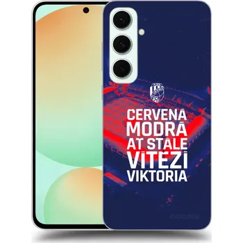 Pouzdro na mobilní telefon Picasee silikonový průhledný obal pro Samsung Galaxy S24 FE S721B - FC Viktoria Plzeň E