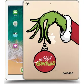 Pouzdro na mobilní telefon Picasee silikonový průhledný obal pro Apple iPad 9.7" 2017 (5. gen) - Grinch
