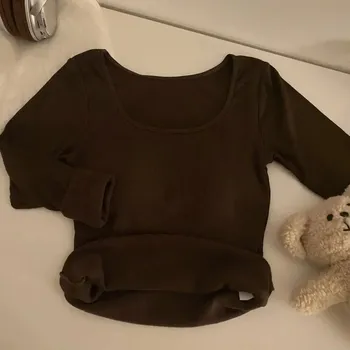 Dámské tričko Dámské tričko BF513 Velikost: ONE SIZE, Barva (Varianta): Long Sleeve Brown