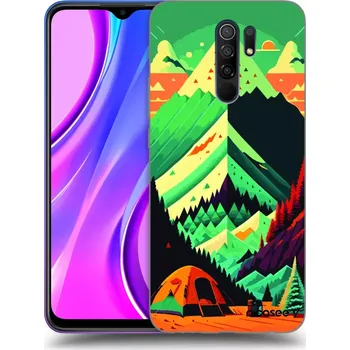 Pouzdro na mobilní telefon Picasee silikonový černý obal pro Xiaomi Redmi 9 - Whistler
