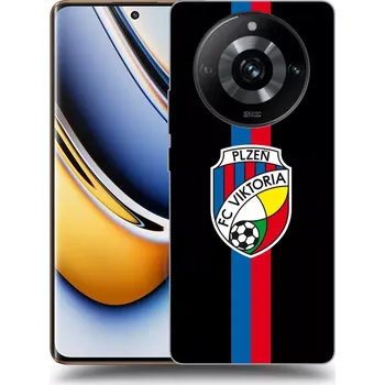 Pouzdro na mobilní telefon Picasee silikonový černý obal pro Realme 11 Pro+ - FC Viktoria Plzeň H