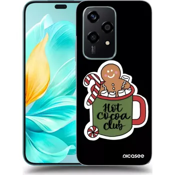 Pouzdro na mobilní telefon Picasee silikonový černý obal pro Honor 200 Lite - Hot Cocoa Club