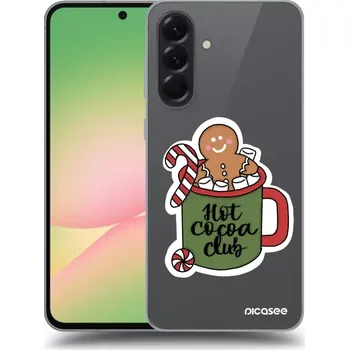 Pouzdro na mobilní telefon Picasee silikonový průhledný obal pro Samsung Galaxy A56 5G A566B - Hot Cocoa Club