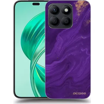 Pouzdro na mobilní telefon Picasee silikonový průhledný obal pro Honor X8b - Fialová