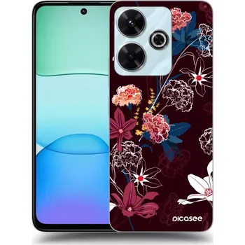 Pouzdro na mobilní telefon Picasee silikonový průhledný obal pro Xiaomi Redmi 13 4G - Dark Meadow