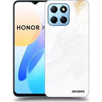 Pouzdro na mobilní telefon Picasee silikonový průhledný obal pro Honor X8 5G - Bílá