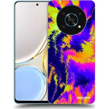 Pouzdro na mobilní telefon Picasee silikonový průhledný obal pro Honor Magic4 Lite 5G - Burn