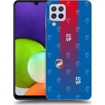 Pouzdro na mobilní telefon Picasee silikonový průhledný obal pro Samsung Galaxy A22 A225F 4G - FC Viktoria Plzeň F