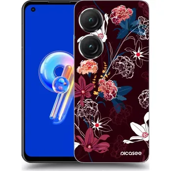 Pouzdro na mobilní telefon Picasee silikonový průhledný obal pro Asus Zenfone 9 - Dark Meadow
