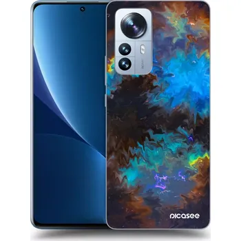 Pouzdro na mobilní telefon Picasee silikonový průhledný obal pro Xiaomi 12 Pro - Space