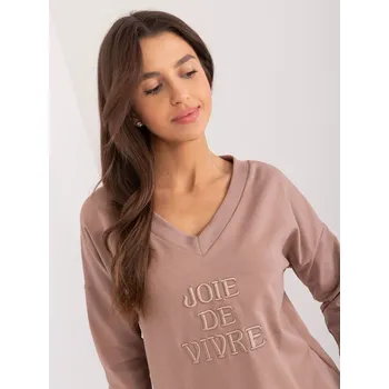 Dámská košile Halenka RV BZ 9143.87P tmavě lila jedna velikost