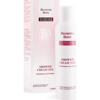 Koupelová kosmetika Povzbuzující sprchový gel Diamond Rose Biofresh 200 ml