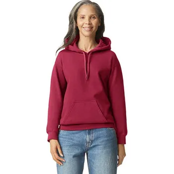 Dámská mikina Gildan Unisex mikina s kapucí GSF500 Cardinal Red L