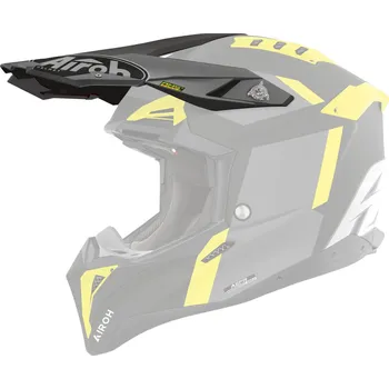 Helma na motorku AIROH kšilt pro přilbu AVIATOR 3 Glory žlutý matný