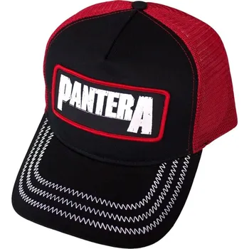 Kšiltovka Pantera B&W Patch Kšiltovka Black & Red UNI