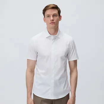 Pánská košile Reserved - Košile super slim fit s vysokým podílem bavlny - bílá - 195DV-00X - 195DV-00X-M