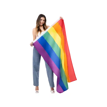 Karnevalový kostým Smiffys Vlajka duha