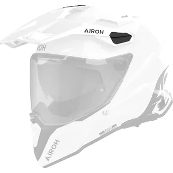 Helma na motorku AIROH kšilt pro přilbu COMMANDER 2 Color bílý lesklý