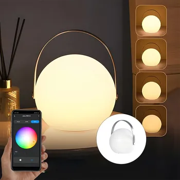 Lampička Inteligentní stolní lampa Sphere Lantern s Bluetooth WiFi a aplikací Tuya