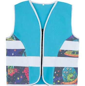 Korntex Dětská bezpečnostní obrázková vesta KX122K Alien S (8-10 Jahre)