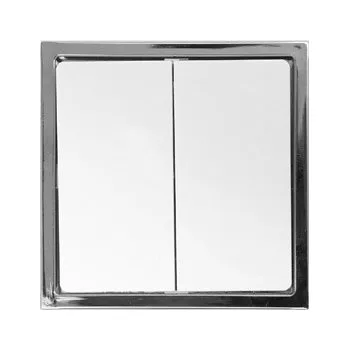 vypínač Žaluziový ovladač MAGIC vratný rámeček - bílá chrom